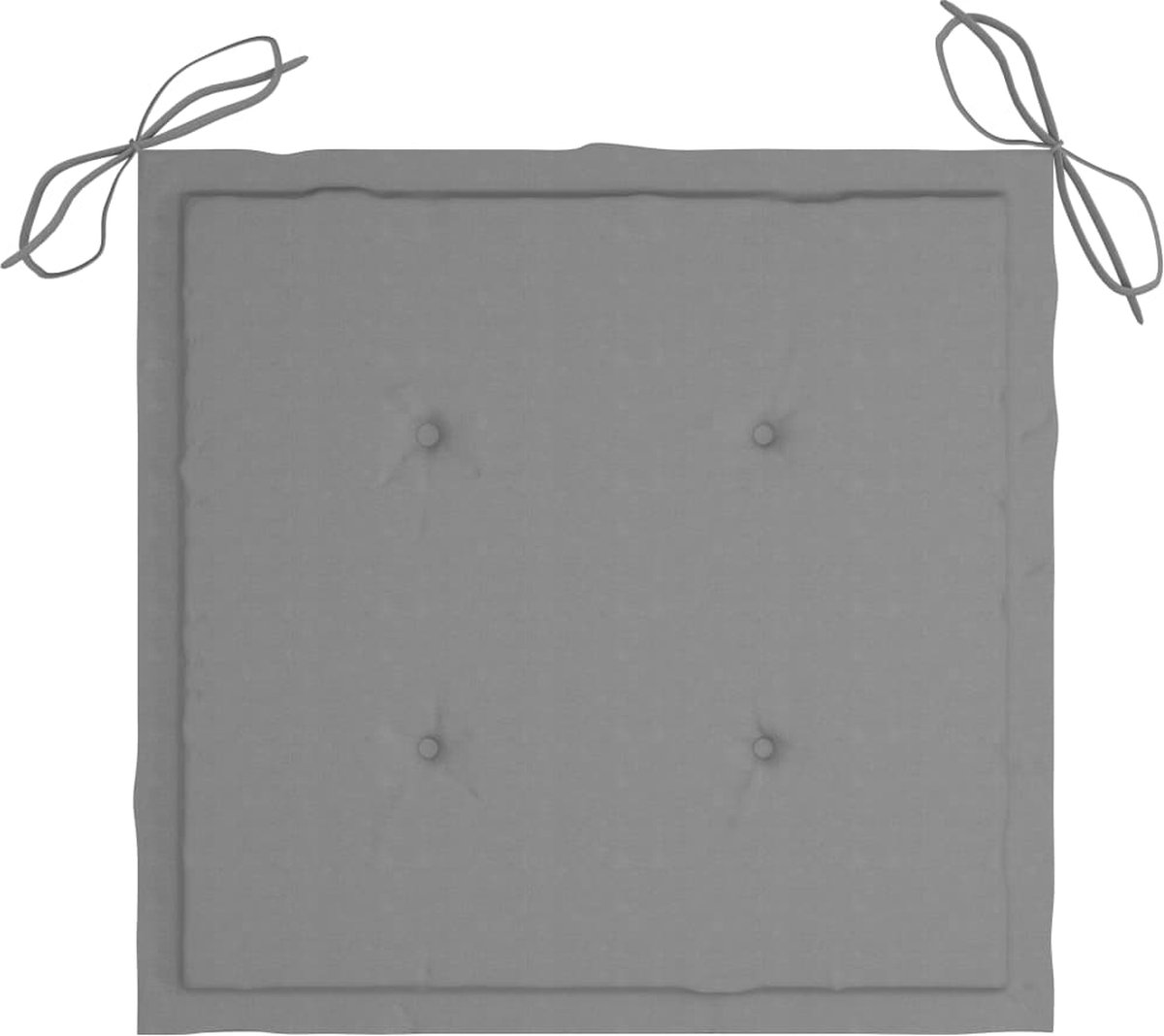 Vidaxl Schommelstoel Met Kussen Massief Teakhout - Bruin