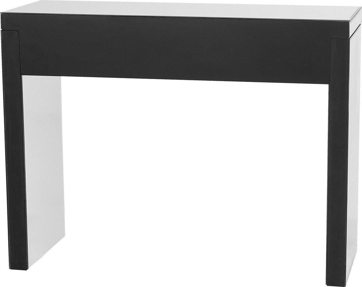 Beliani Marle Kaptafel Glas 35 X 100 Cm - Silver