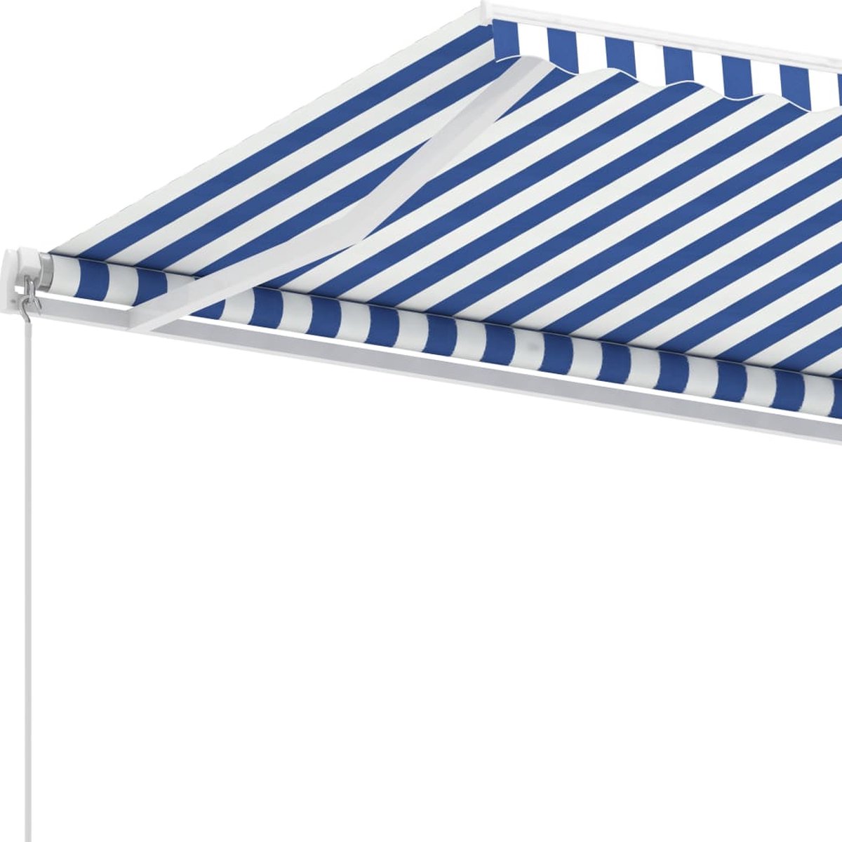 Vidaxl Luifel Vrijstaand Handmatig Uittrekbaar 600x300 Cm En - Blauw