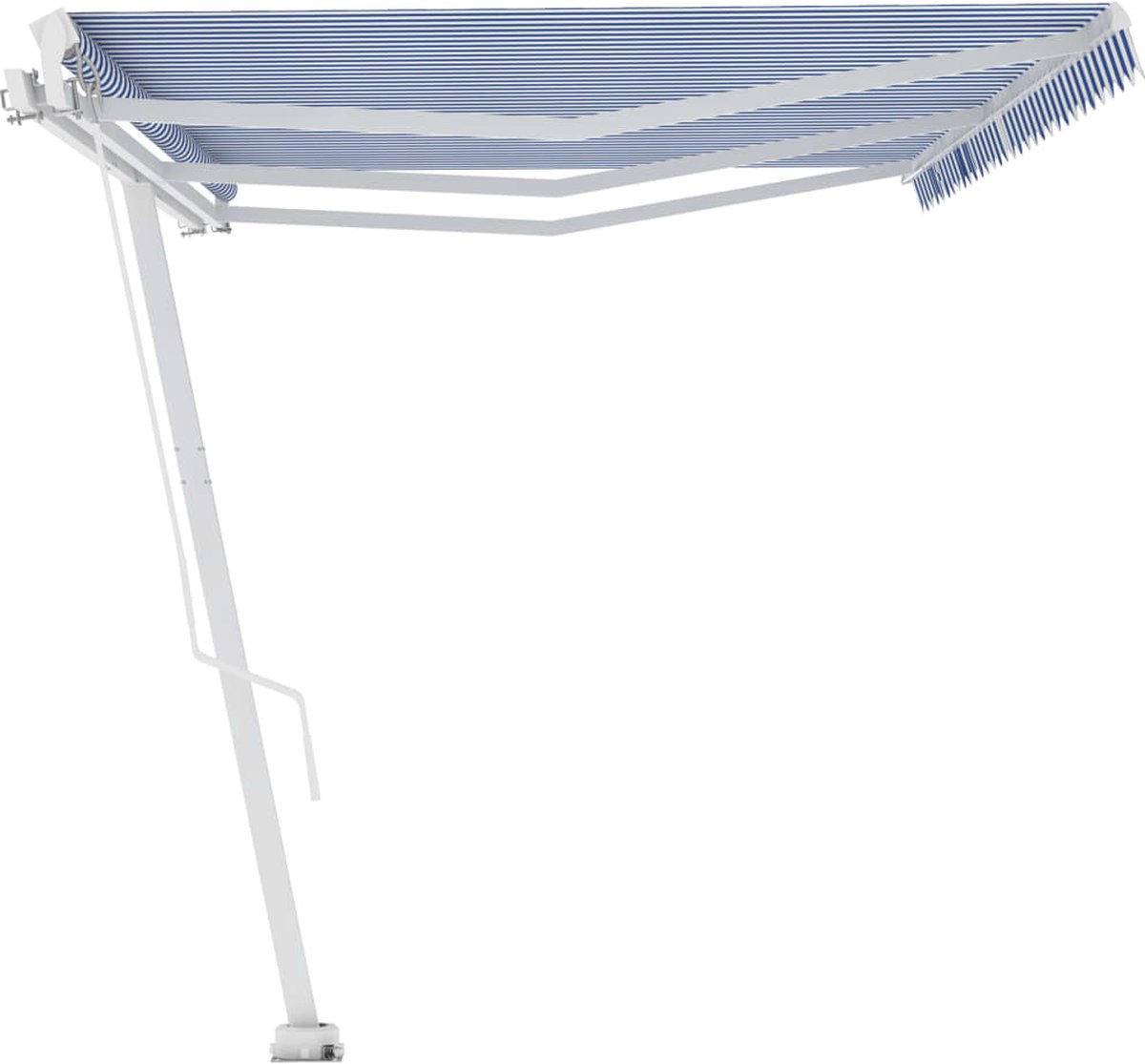 Vidaxl Luifel Vrijstaand Handmatig Uittrekbaar 600x300 Cm En - Blauw