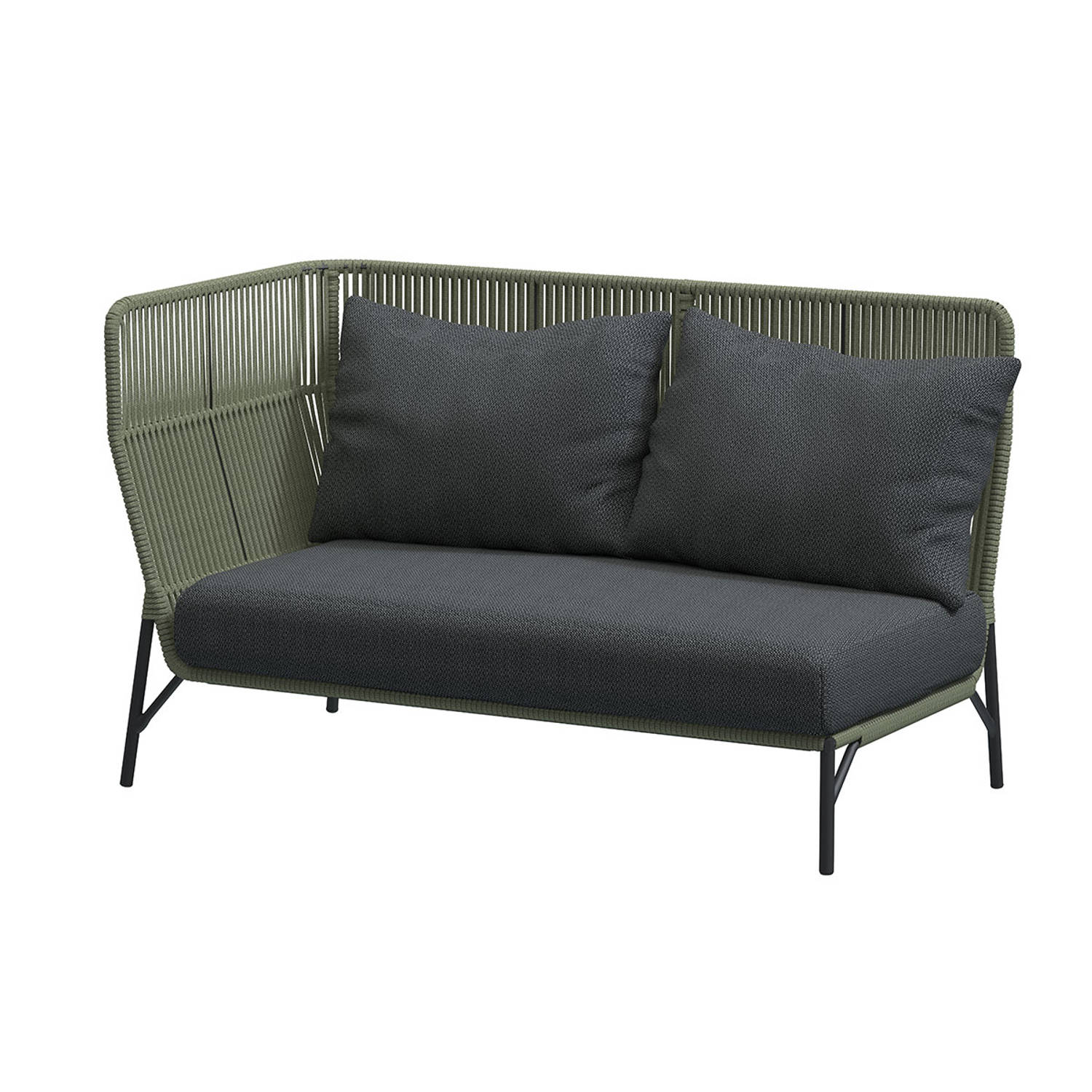 Outdoor Altoro Loungebank Rechts - - Groen