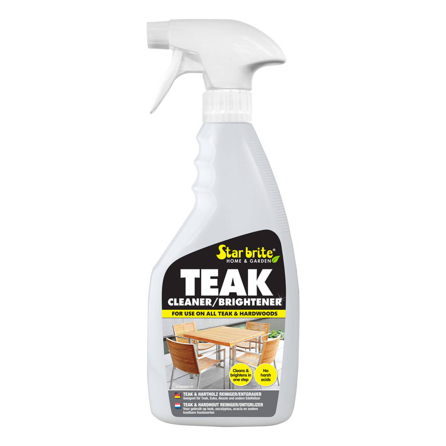 Eden Teak Reiniger En Ontgrijzer - 650 Ml