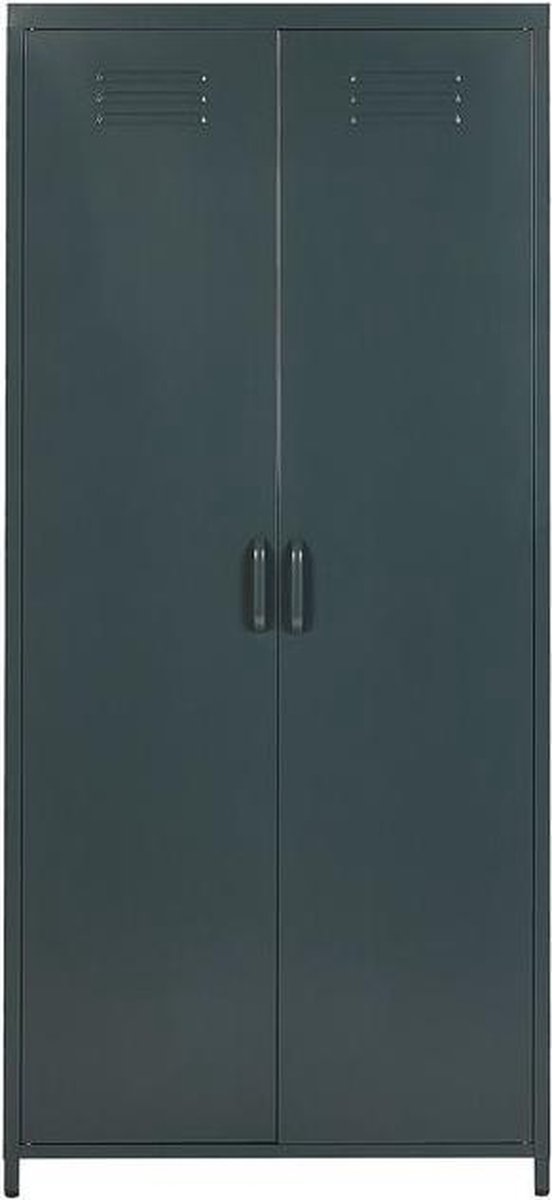 Beliani Varna Lockerkast Staal 50 X 76 Cm - Grijs