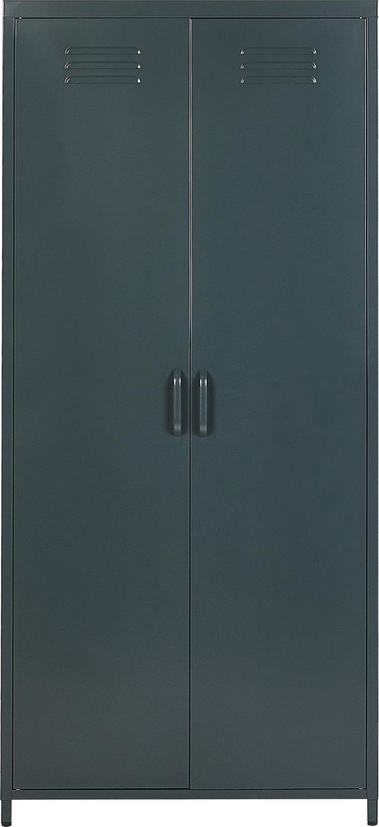Beliani Varna Lockerkast Staal 50 X 76 Cm - Grijs