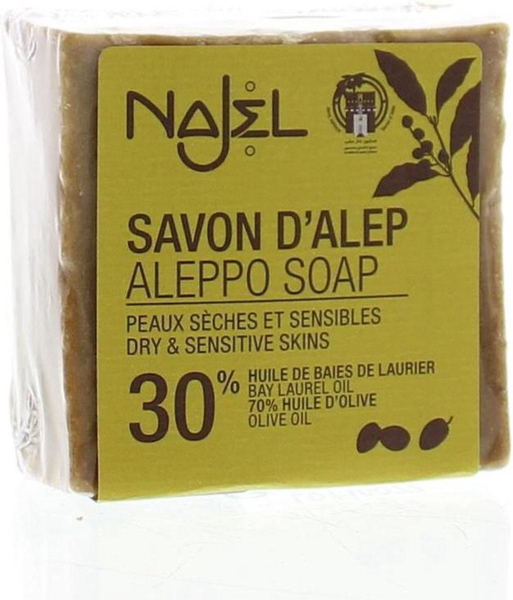 Najel Handzeep Aleppo/laurier Unisex 170 Gram - Olijf