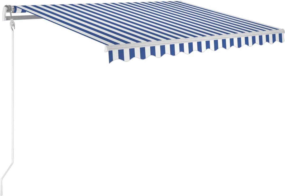 Vidaxl Luifel Automatisch Uittrekbaar 300x250 Cm En - Blauw