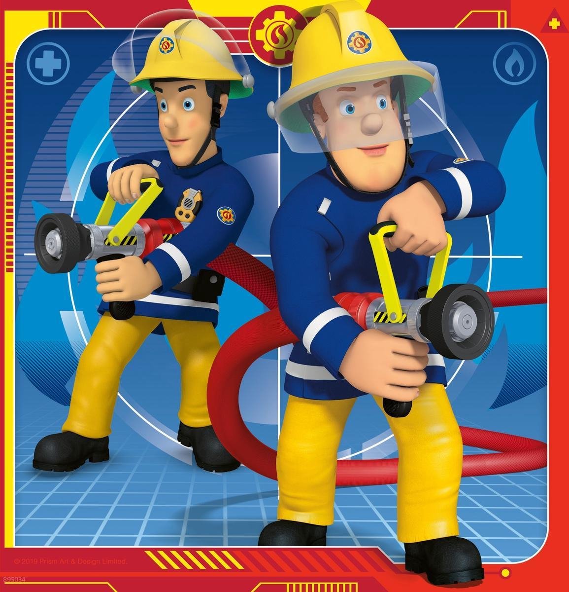 Ravensburger - Puzzels 3x49 Stukjes Onze Held Sam De Brandweerman