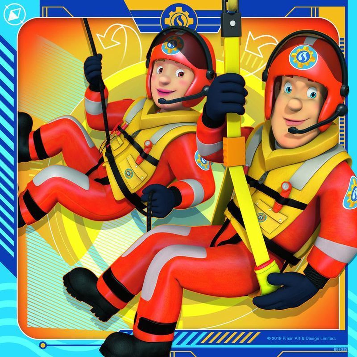 Ravensburger - Puzzels 3x49 Stukjes Onze Held Sam De Brandweerman