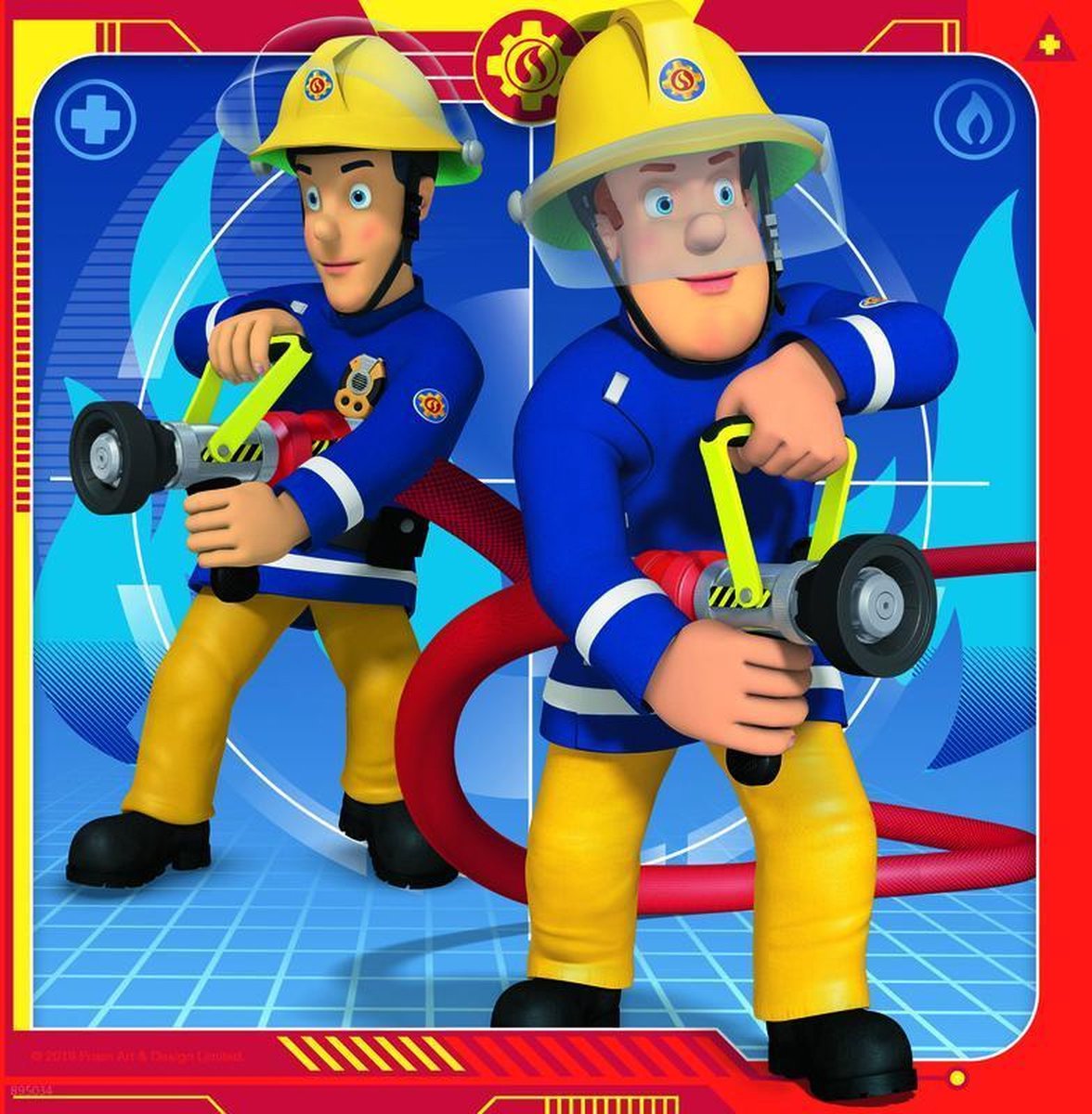 Ravensburger - Puzzels 3x49 Stukjes Onze Held Sam De Brandweerman