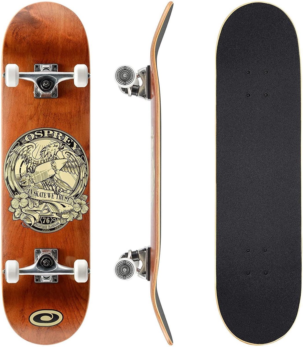 Osprey Skateboard In Sk8 We Trust Unisex - Bruin