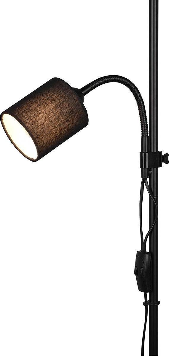BES LED Led Tafellamp - Tafelverlichting - Trion Owino - E27 Fitting - Rond - Mat - Aluminium - Zwart