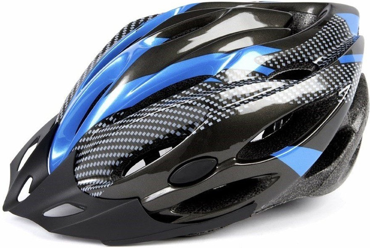 Universeel Mirage Fietshelm Allround In-mold/blauw Maat 54-58 Cm - Zwart