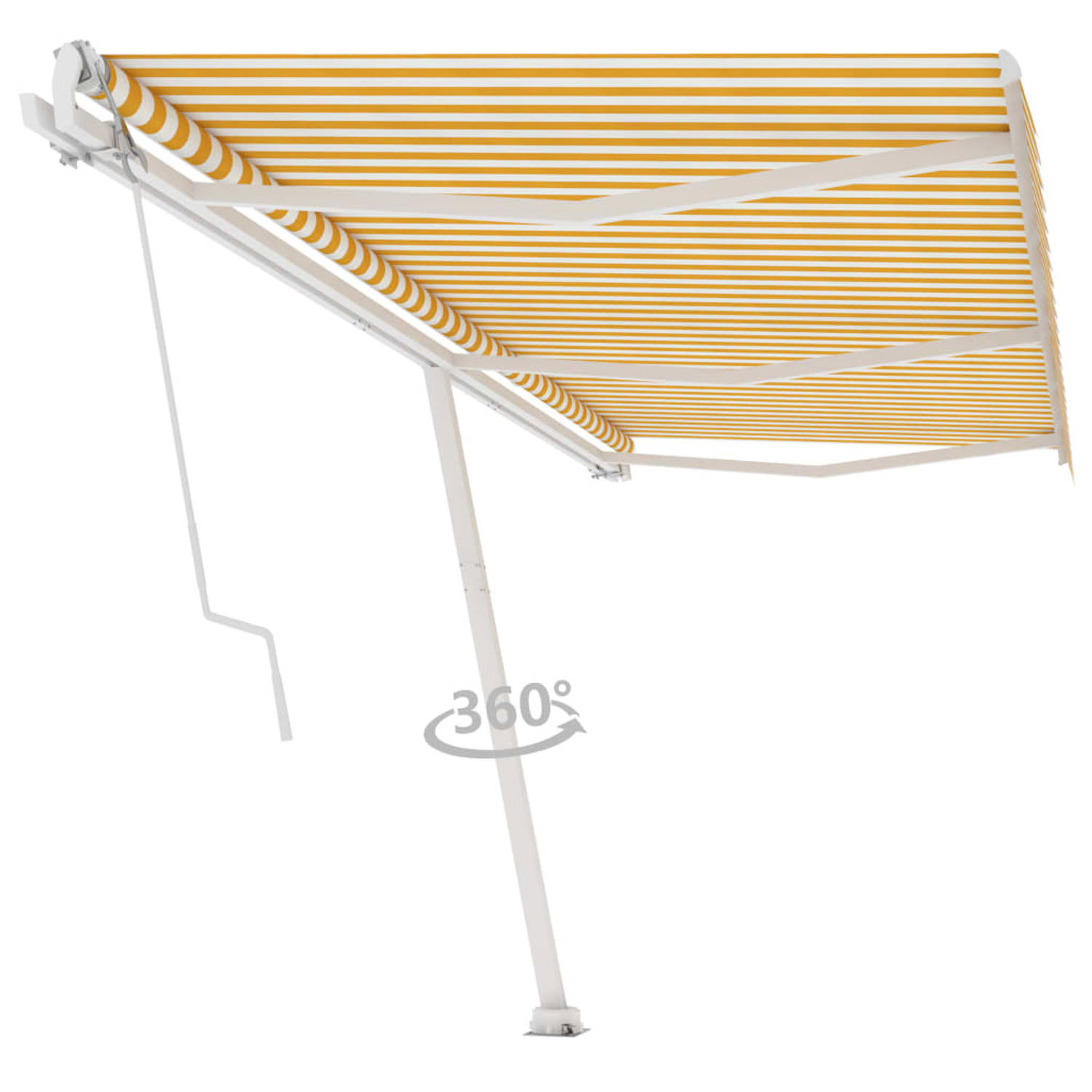 Vidaxl Luifel Vrijstaand Automatisch 600x350 Cm En - Amarillo