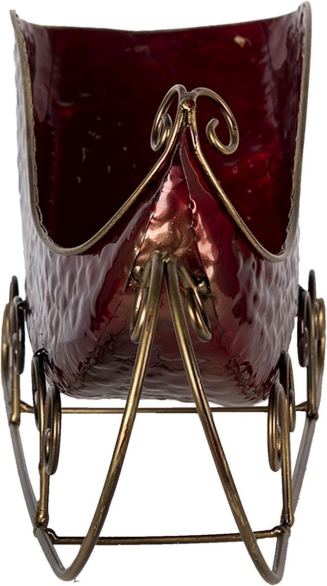 Clayre & Eef Clayre & Eef Decoratie Slee 36x18x22cm - Rood