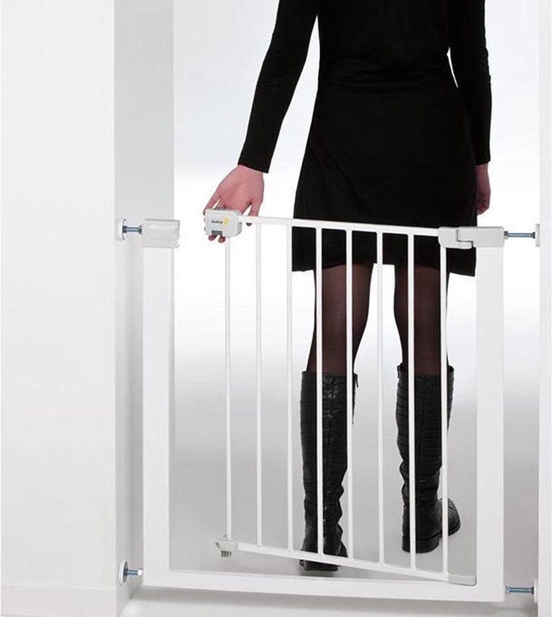 Safety 1st Gemakkelijk Te Sluiten Safetysbarrière Voor Kinderen - Metaal - - Wit