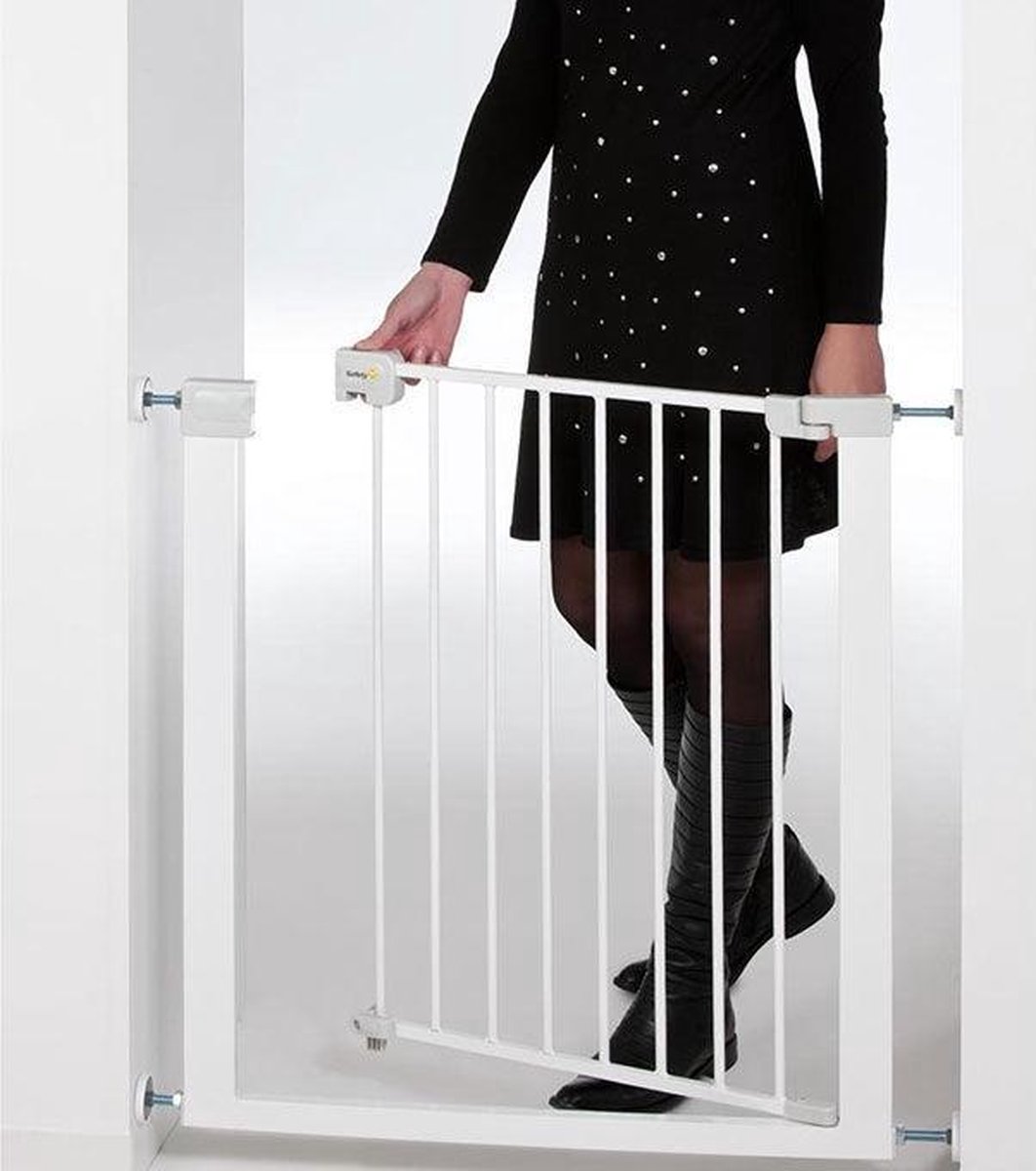 Safety 1st Gemakkelijk Te Sluiten Safetysbarrière Voor Kinderen - Metaal - - Wit