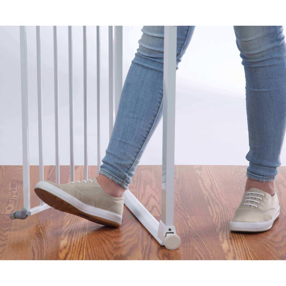 Safety1st Safety 1st Flat Step Barrier Metalen Safetysbarrière Voor Kinderen - - Wit