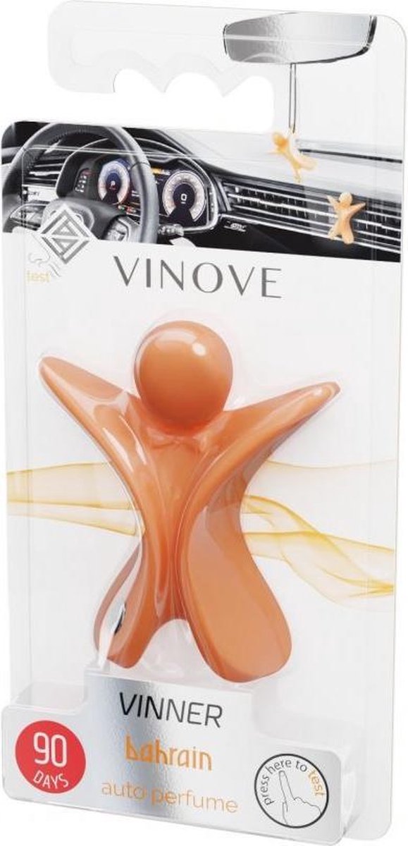 Vinove Autoparfum Vinner Bahrain Polymeer - Oranje