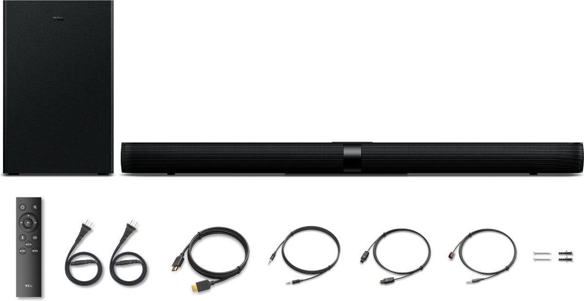 TCL Soundbar Ts7010 - 2.1 Thuisbioscoop - Bluetooth - 320w