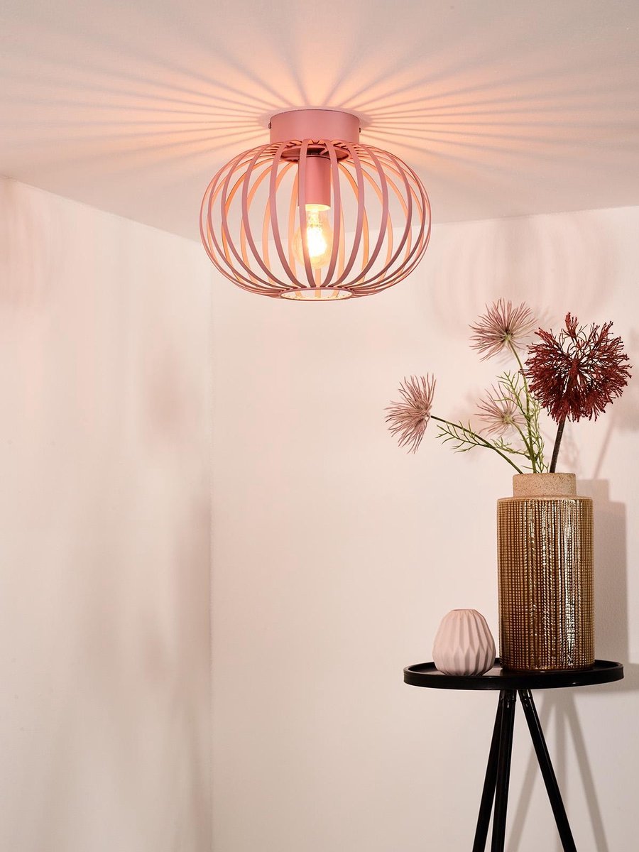 Lucide Marlina Plafondlamp - Roze