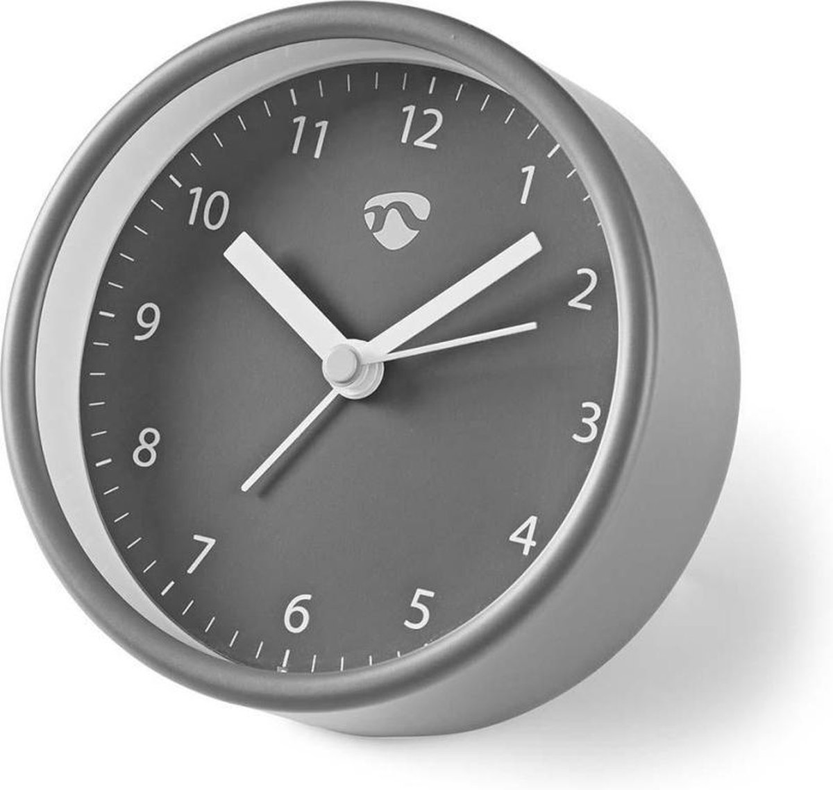 Nedis Analoge Bureau-wekker - Grijs