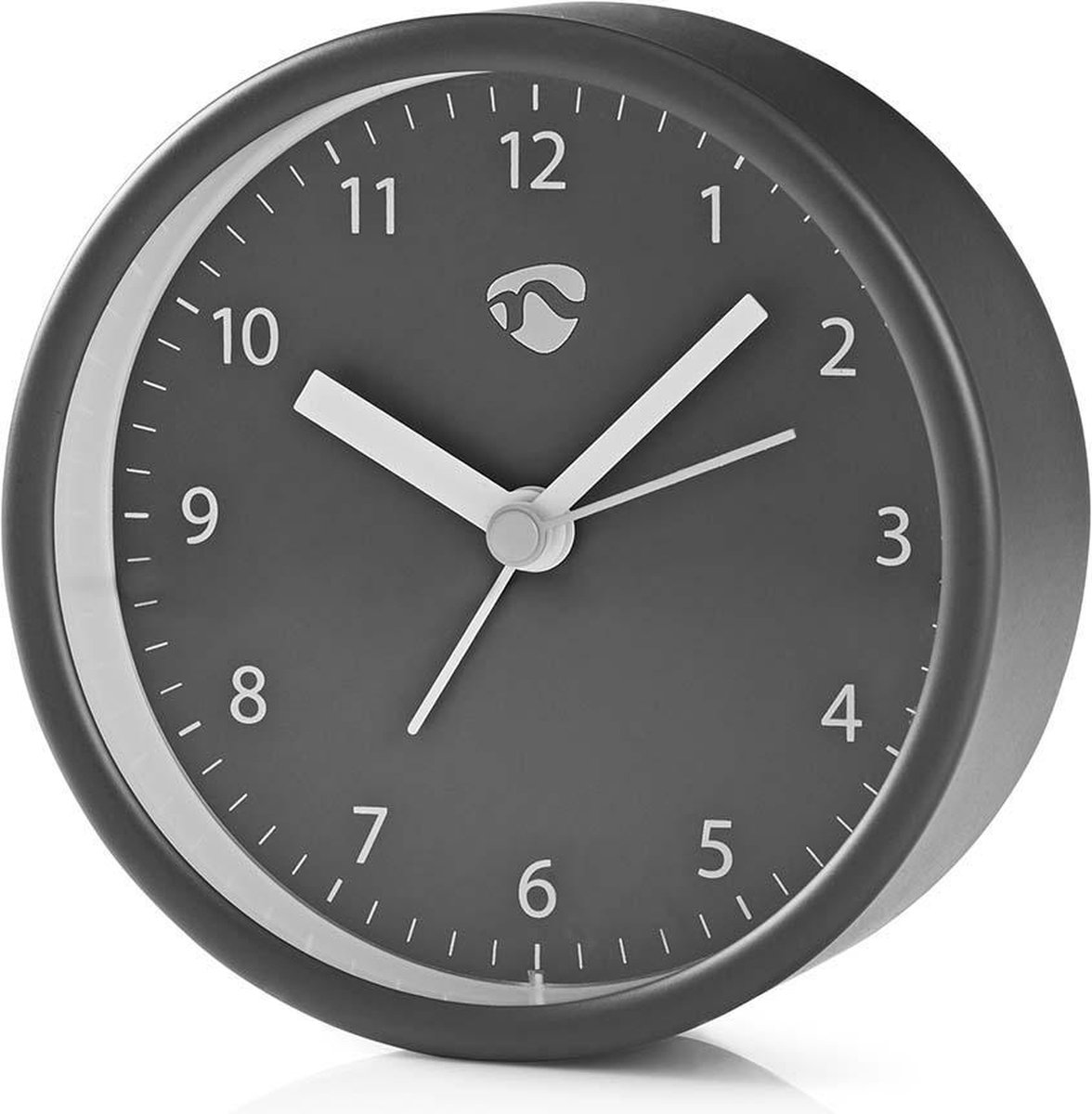 Nedis Analoge Bureau-wekker - Grijs