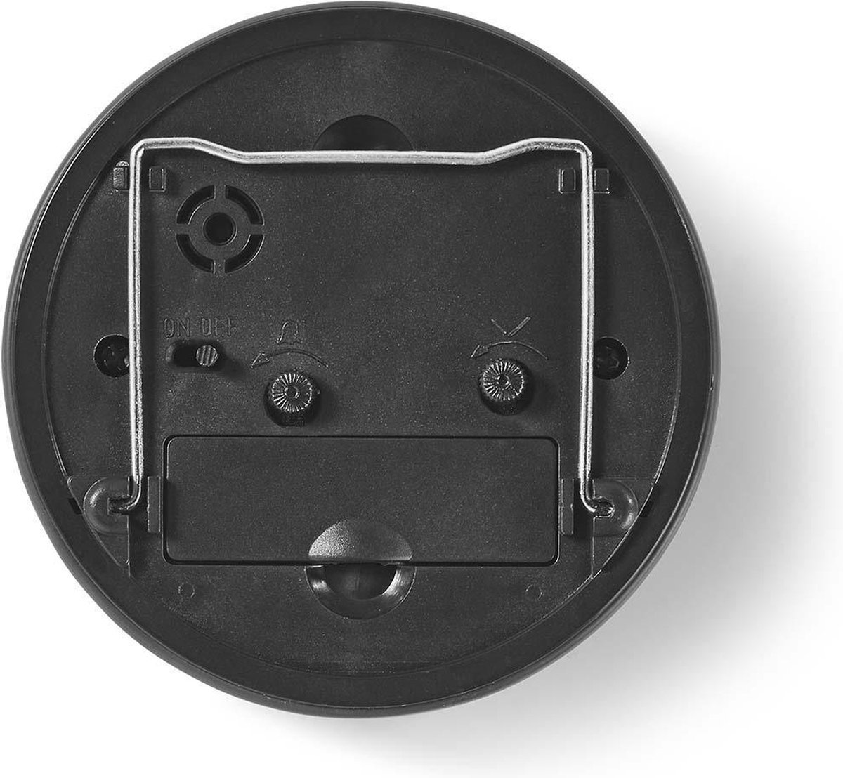 Nedis Analoge Bureau-wekker - Grijs