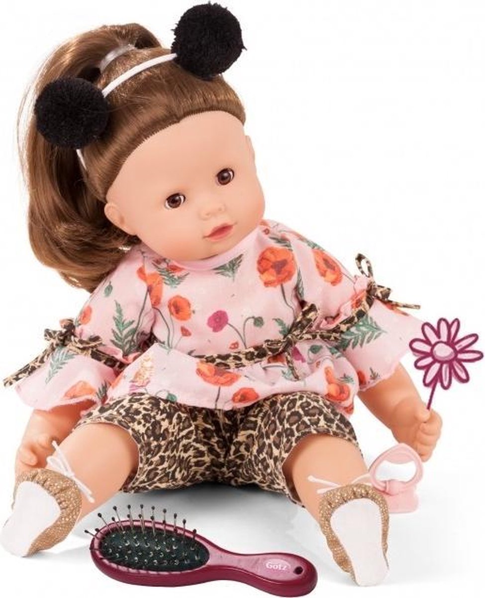 Götz " Maxy-muffin, """"""""Catness"""""""", Haar, Slaapogen, 42 Cm" - Bruin