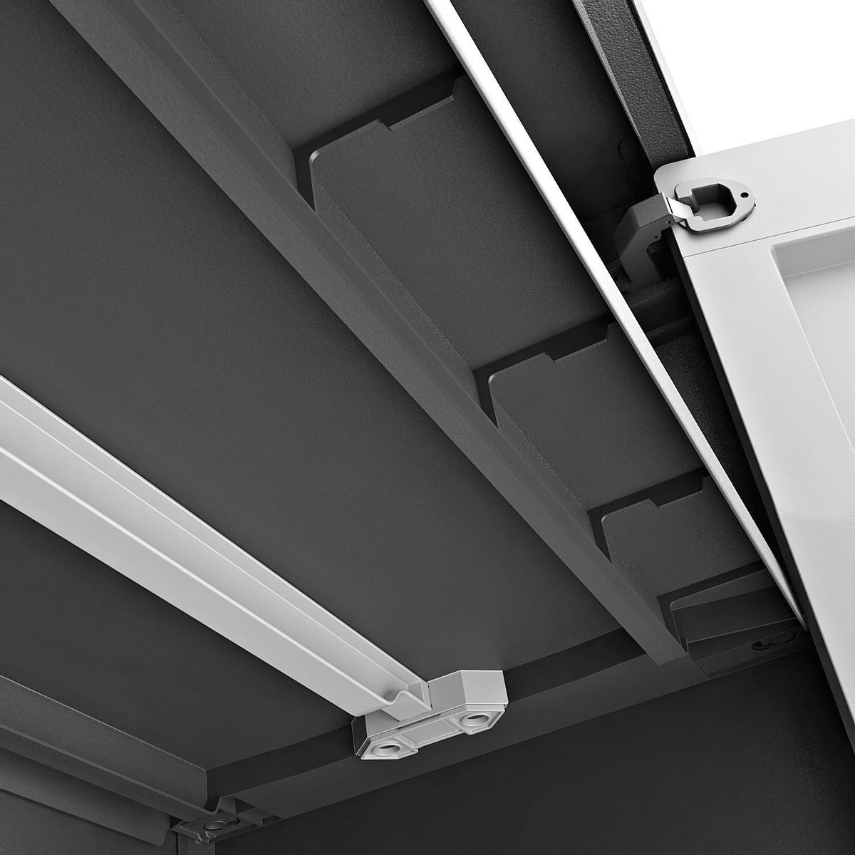 Keter Opbergkast Laag Titan 100 Cm En Grijs - Zwart