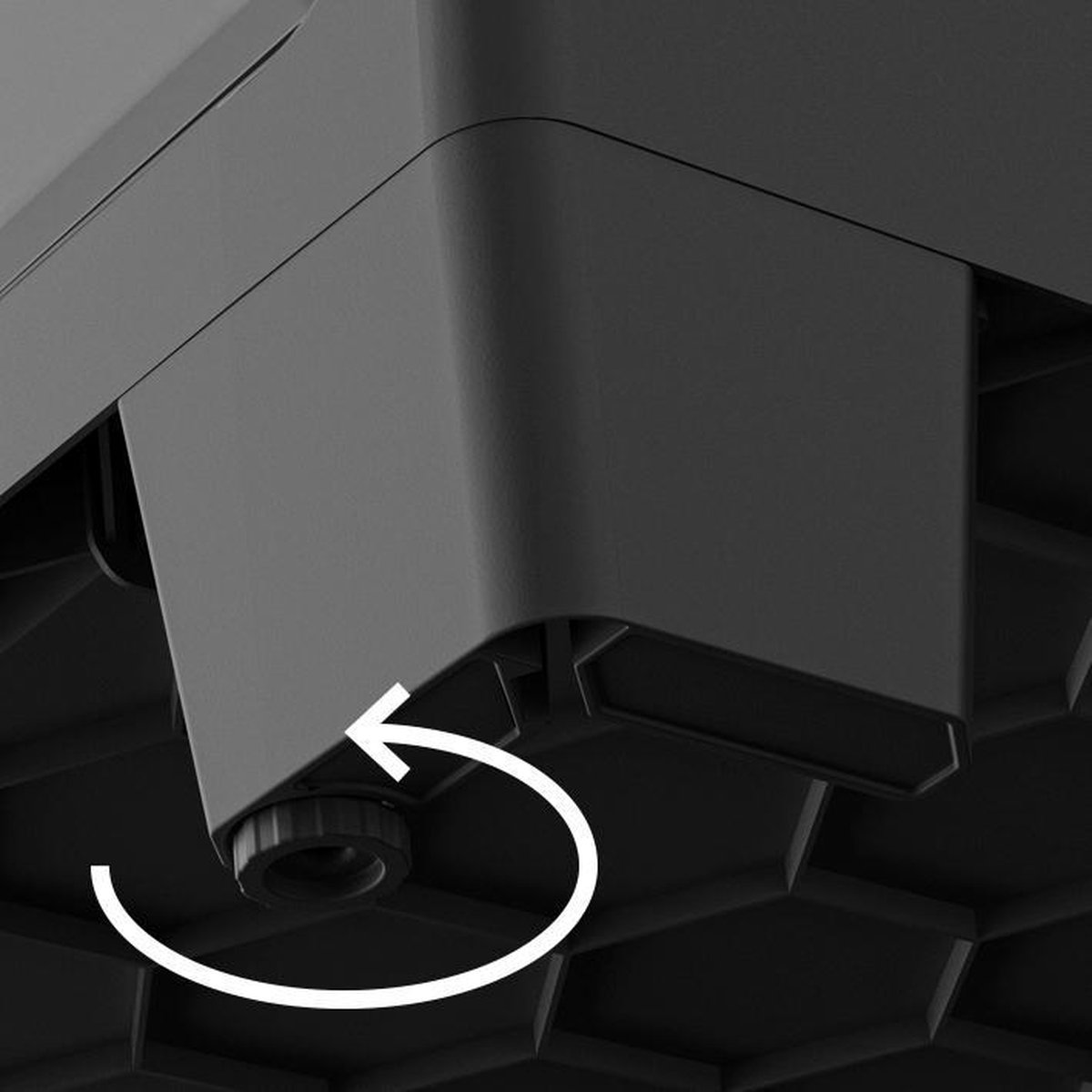 Keter Opbergkast Laag Titan 100 Cm En Grijs - Zwart