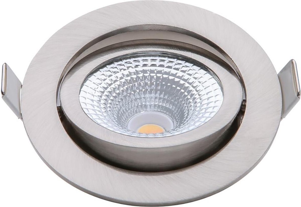 EcoDim - Led Spot - Inbouwspot - Ed-10024 - 5w - Waterdicht Ip54 - Dimbaar - Dim To Warm - Warm 2000k-3000k - - Wit