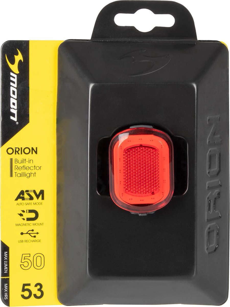 Moon Achterlicht Orion Led 50 Lumen Usb - Zwart