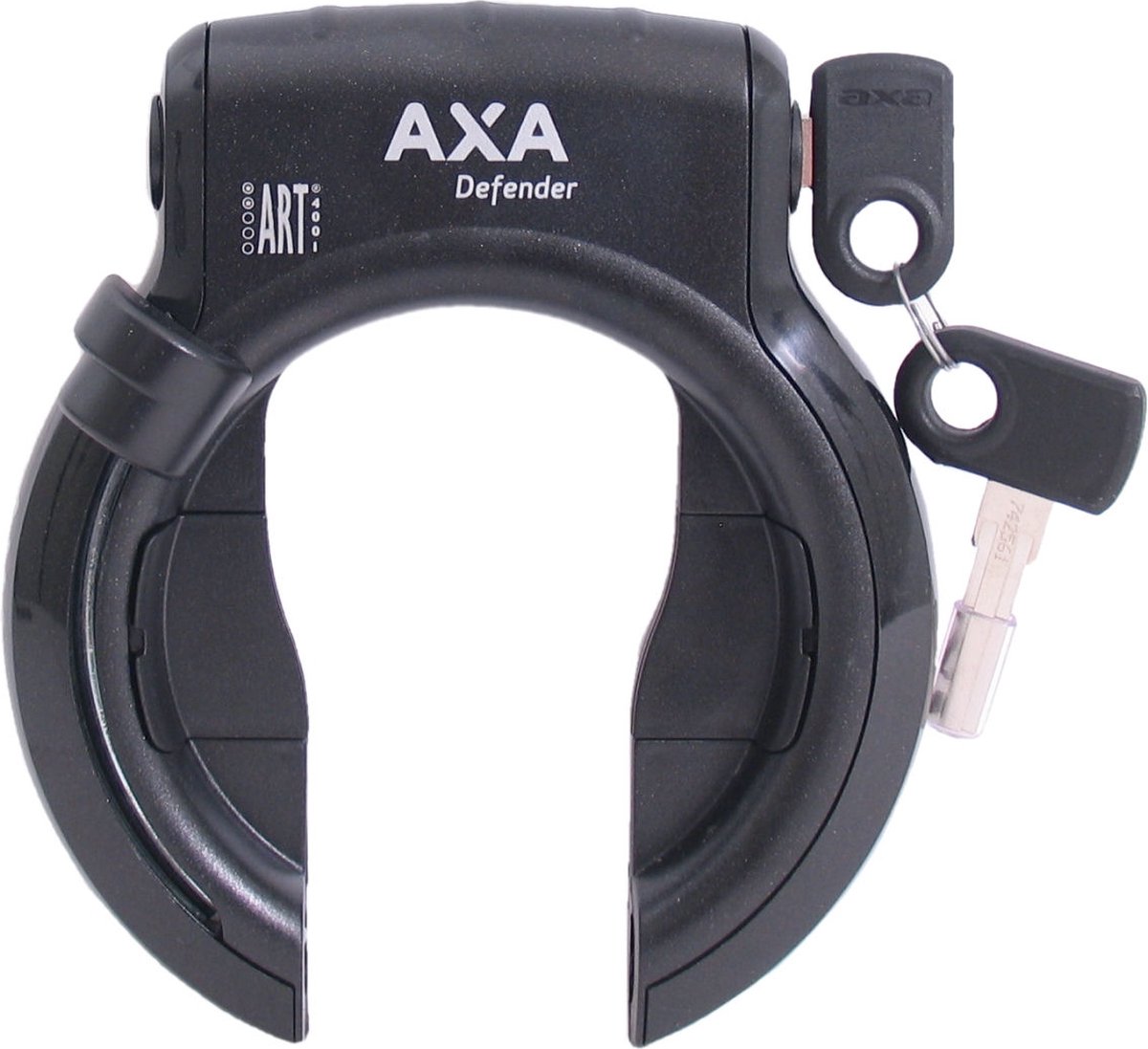 AXA Ringslot Defender - Glanzend + Bosch 2 Tube Cilinder (Werkplaatsverpakking) - Zwart