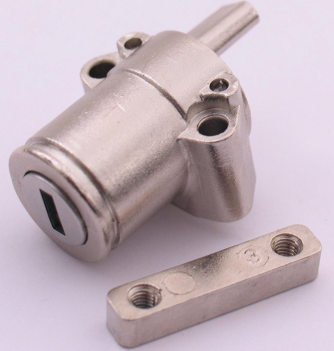 AXA Ringslot Defender Bosch 3 Tube Cilinder - Glanzend (Werkplaatsverpakking) - Zwart