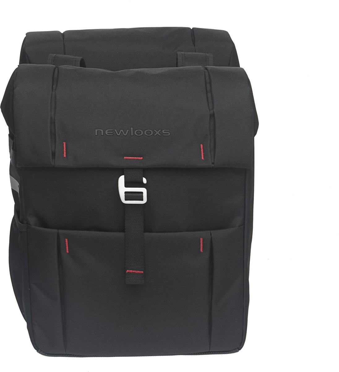 New Looxs Dubbele Fietstas Vigo 37 Liter Polyester - Zwart