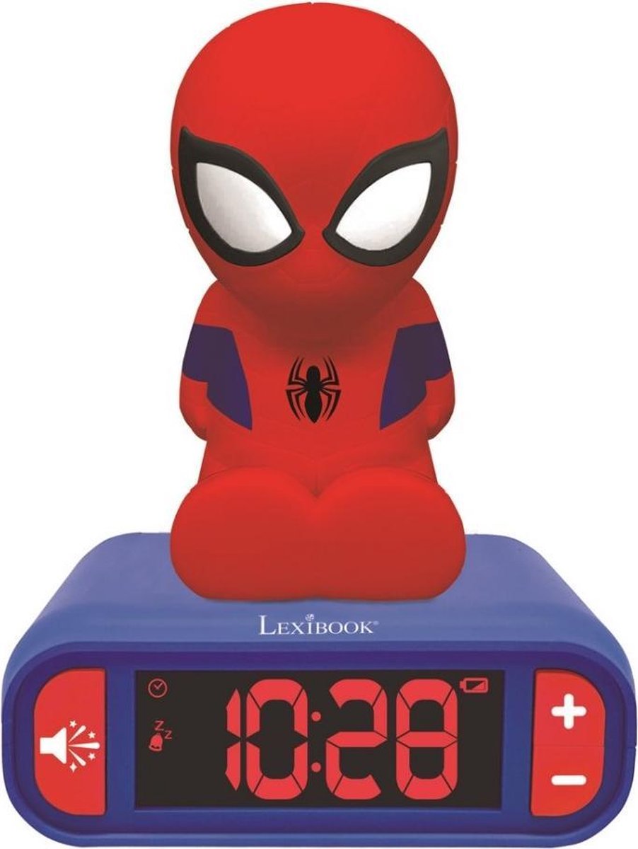 Lexibook Clock Radio Wekker Spider-man - Azul
