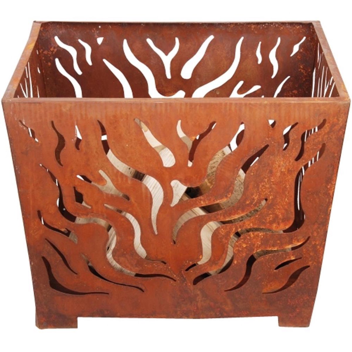 Esschert Design - Vuurkorf Vierkant Roest M