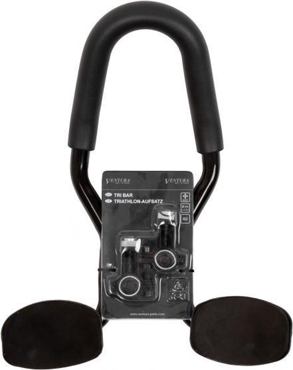Ventura Opzetstuur 22,2/25,4 Mm Aluminium - Zwart