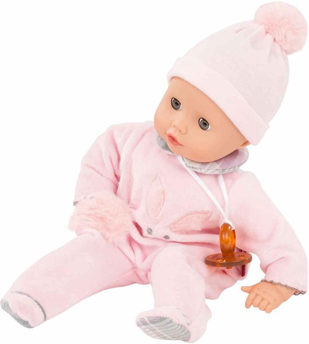 Götz " Muffin, """"""""Pastellino"""""""", Zonder Haar, Slaapogen, 33 Cm"
