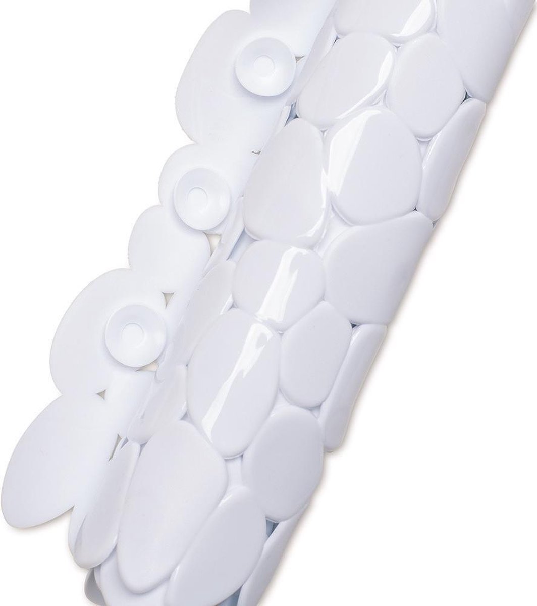 Wicotex te Anti-slip Douche Mat 53 X 53 Cm Vierkant - Schimmelbestendig - Anti-slip Grip Mat Voor De Badkamer/douche - Wit