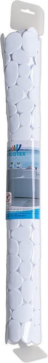 Wicotex te Anti-slip Douche Mat 53 X 53 Cm Vierkant - Schimmelbestendig - Anti-slip Grip Mat Voor De Badkamer/douche - Wit