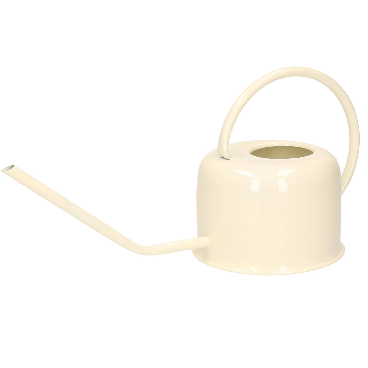 Retro Metalen Gieter / Plantengieter Voor Binnen 1100 Ml - Creme - Rvs - Plantengieters / Gieters - Wit