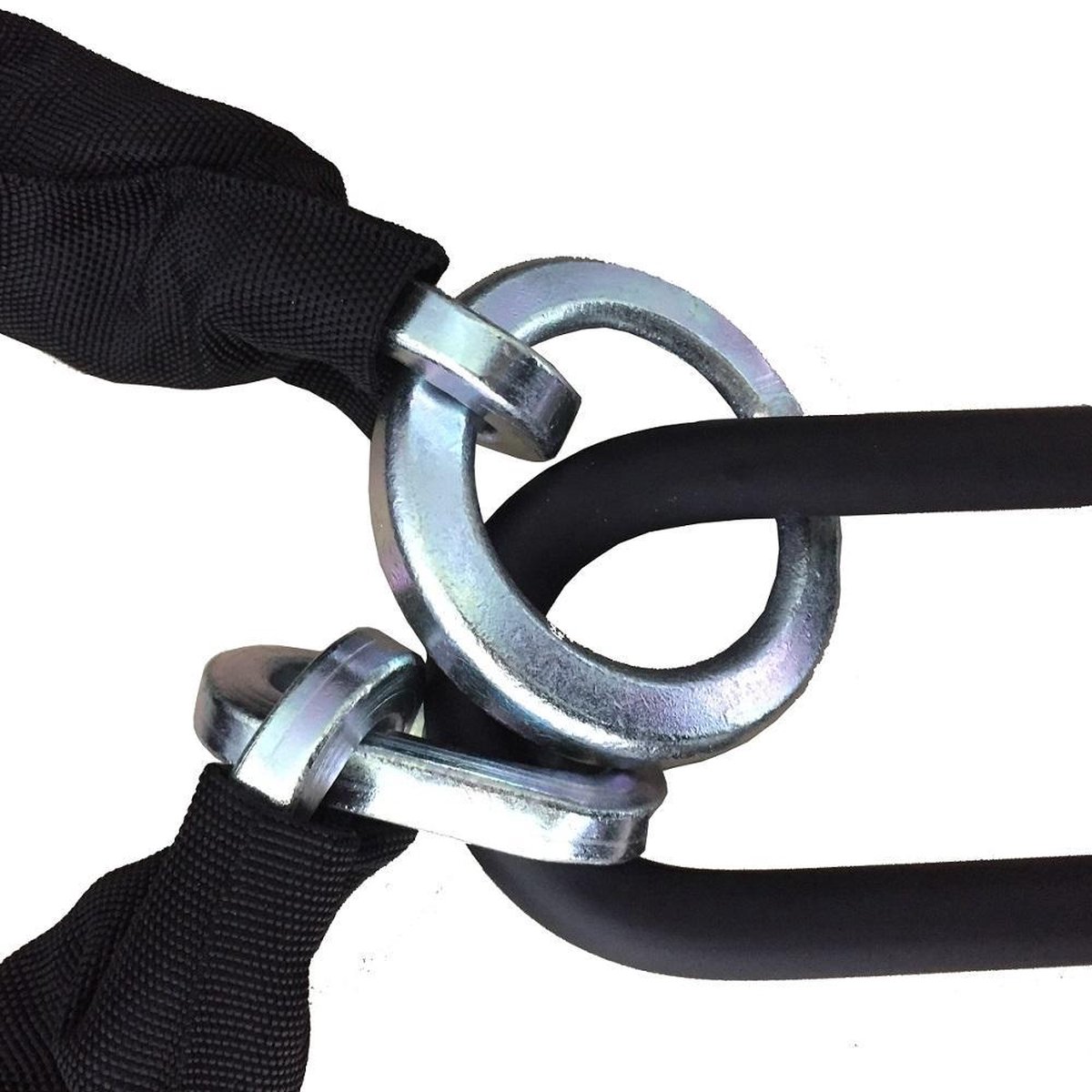 Kettingslot Toplock Art4 - 120cm - Loop + Verlengde U-slot - Zwart