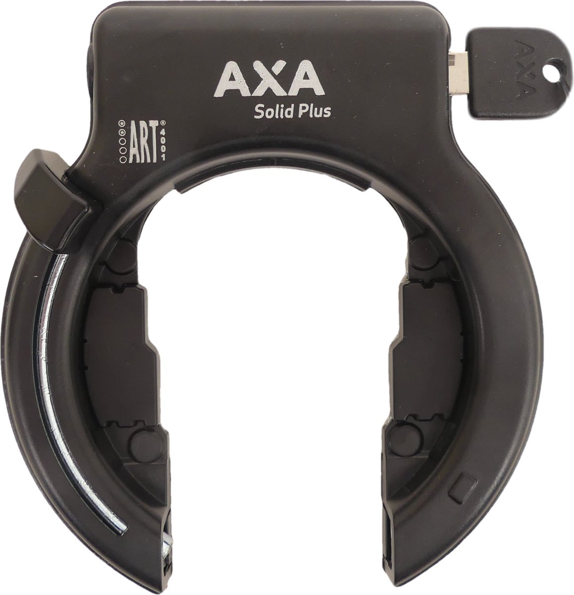 AXA Ringslot Solid Plus Met Afdekkapjes - (Werkplaatsverpakking) - Zwart