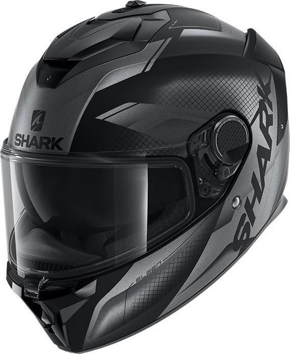 Shark Spartaanse Helm Xl = 61-62 Cm - Zwart