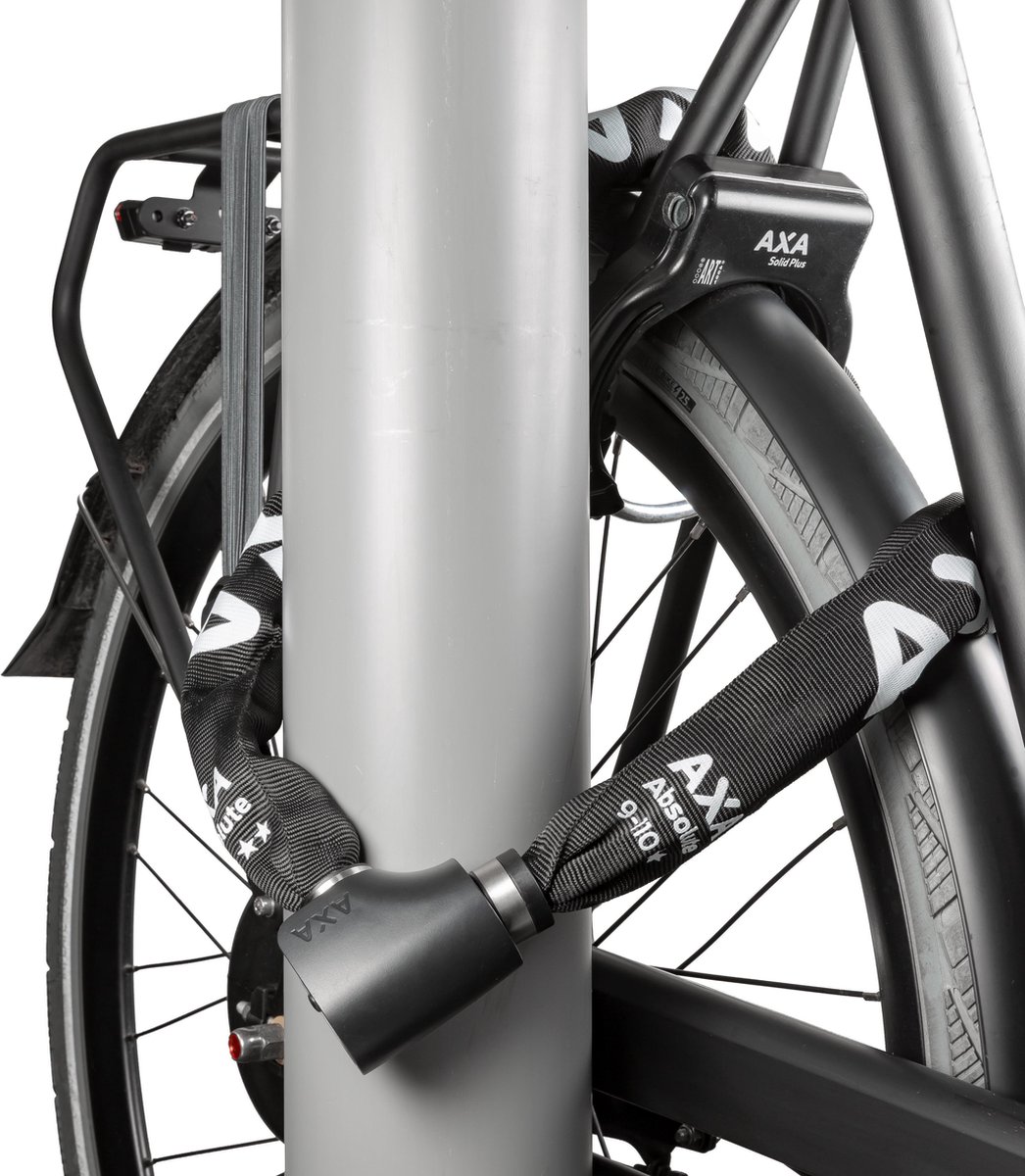 AXA Kettingslot Absolute 9-90cm Art** - Zwart