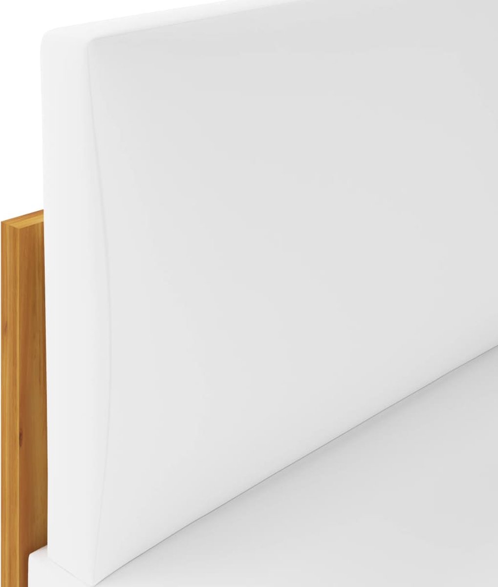 Vidaxl 8-delige Loungeset Met Kussens Massief Acaciahout Crème - Bruin