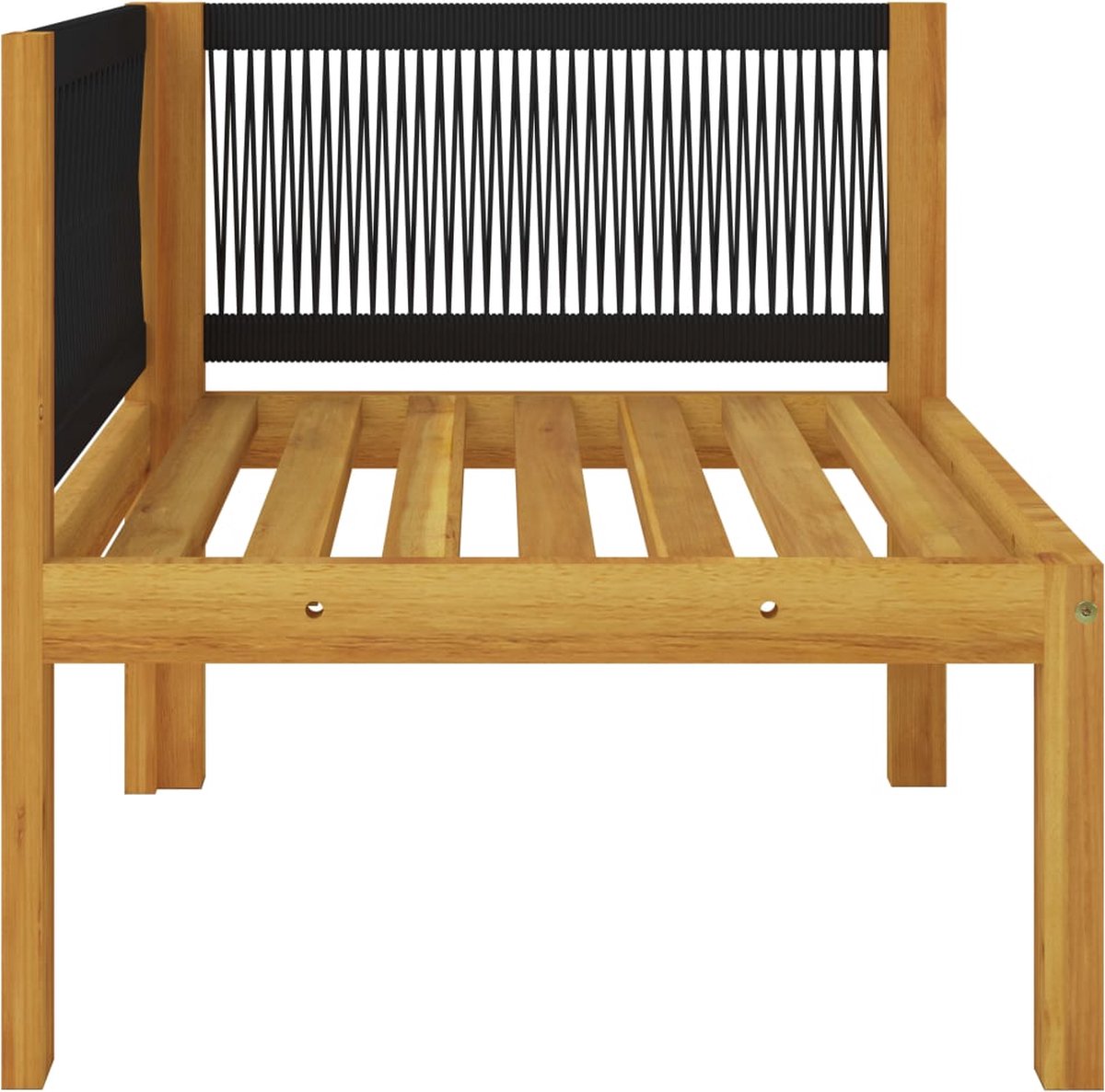 Vidaxl 8-delige Loungeset Met Kussens Massief Acaciahout Crème - Bruin