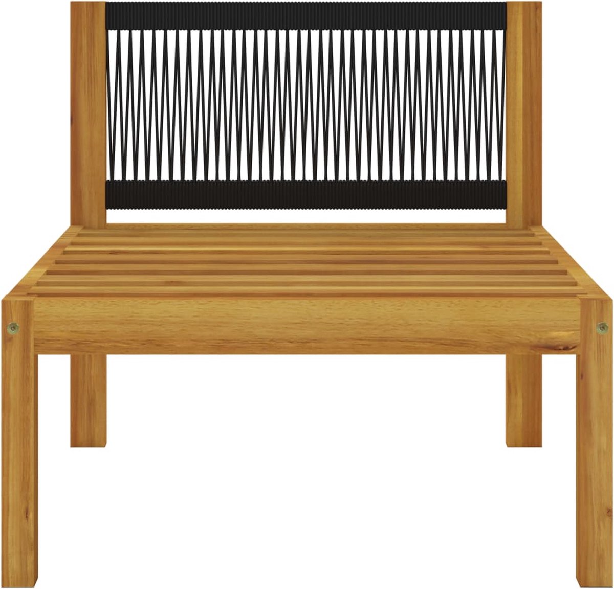 Vidaxl 5-delige Loungeset Met Kussens Massief Acaciahout Crème - Bruin