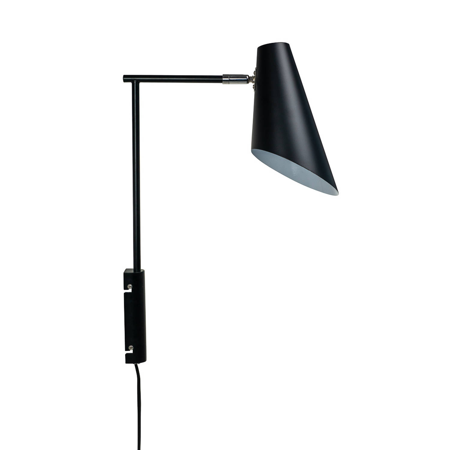 Dyberg Larsen Wandlamp Cale E14 Led 14,6 X 46 Cm 40 W - Zwart